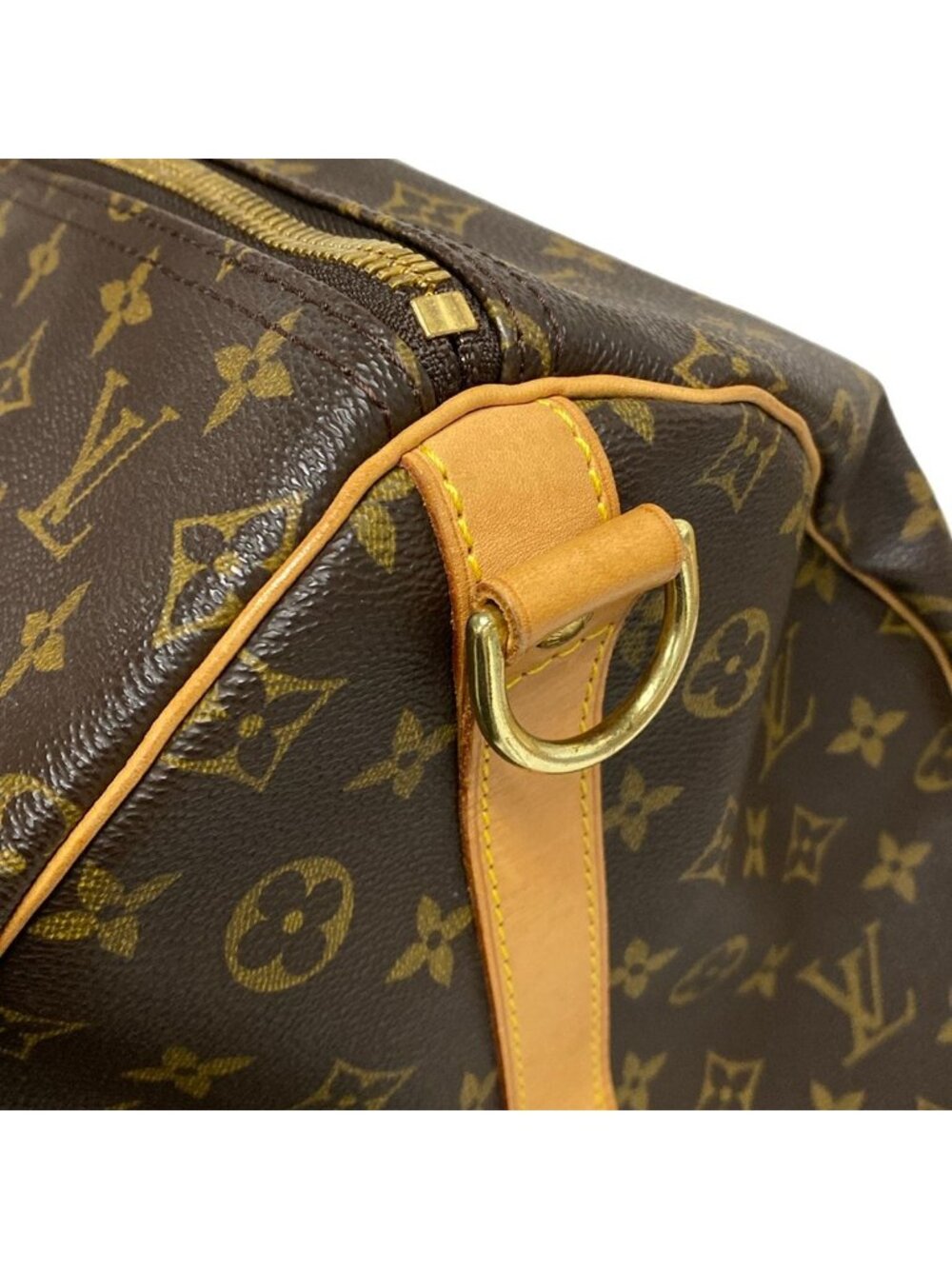 Louis Vuitton Boston Bag Monogram Keepall Bandouliere 55 - Picture 14 of 15